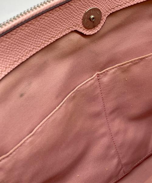 COACH（コーチ）COACH (コーチ) シグネチャー 2WAY ショルダーバッグ ブラウンピンクの古着・服飾アイテム