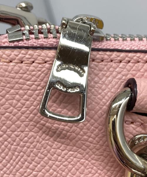 COACH（コーチ）COACH (コーチ) シグネチャー 2WAY ショルダーバッグ ブラウンピンクの古着・服飾アイテム