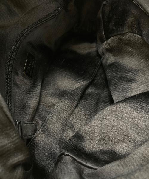 PRADA（プラダ）PRADA (プラダ) RASO GYM サテンミニハンドバッグ ブラックの古着・服飾アイテム