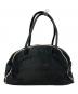 PRADA (プラダ) RASO GYM サテンミニハンドバッグ ブラック：25000円