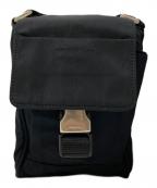 ）の古着「トライアングル ロゴナイロンショルダーバッグ」｜ブラック