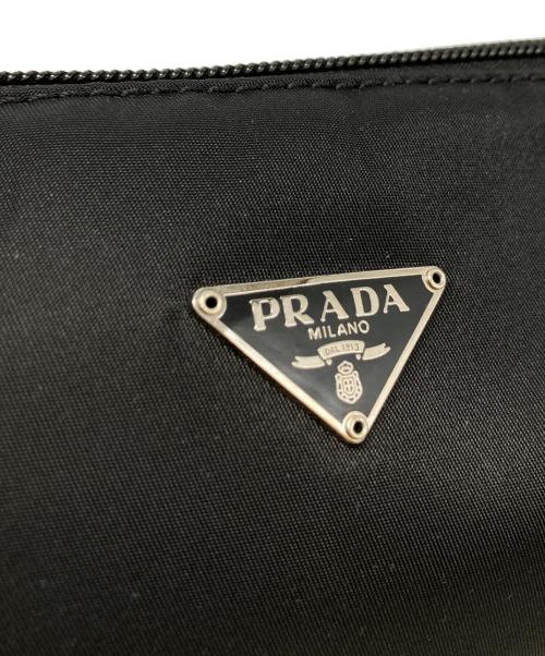 PRADA（プラダ）PRADA (プラダ) TESSUTO SPORT ナイロンポーチ ブラックの古着・服飾アイテム