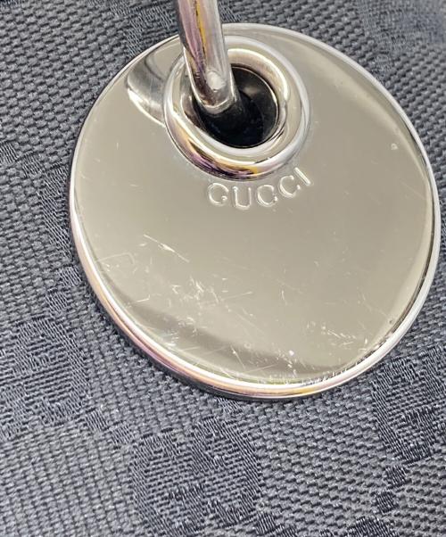 GUCCI（グッチ）GUCCI (グッチ) GGキャンバス トートバッグ ブラックの古着・服飾アイテム