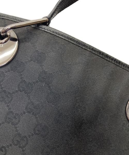GUCCI（グッチ）GUCCI (グッチ) GGキャンバス トートバッグ ブラックの古着・服飾アイテム