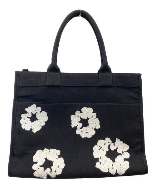 Denim Tears（デニムティアーズ）Denim Tears (デニムティアーズ) Cotton Wreath Canvas Tote Bag ブラックの古着・服飾アイテム