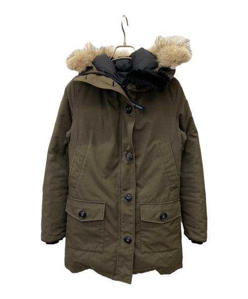 CANADA GOOSE（カナダグース）CANADA GOOSE (カナダグース) BRONTE PARKA/ダウンジャケット オリーブ サイズ:Sの古着・服飾アイテム