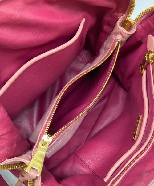 MIU MIU（ミュウミュウ）MIU MIU (ミュウミュウ) 2WAYショルダーバッグ ピンクの古着・服飾アイテム