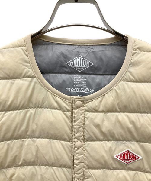 DANTON（ダントン）DANTON (ダントン) Crew Neck Inner Down Jacket ベージュ サイズ:36の古着・服飾アイテム