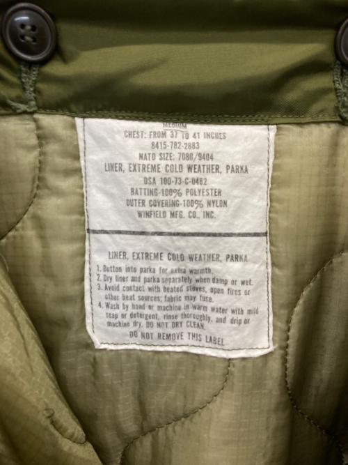USED（ユーズド）USED (ユーズド) ミリタリー フィッシュテール パーカ オリーブ サイズ:Mの古着・服飾アイテム