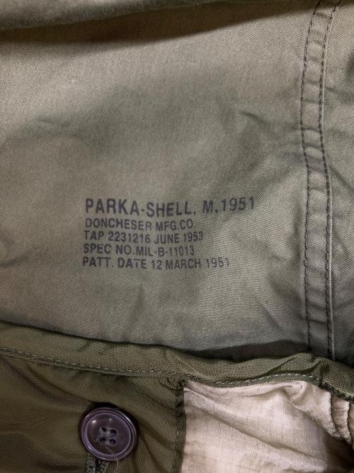 USED（ユーズド）USED (ユーズド) ミリタリー フィッシュテール パーカ オリーブ サイズ:Mの古着・服飾アイテム
