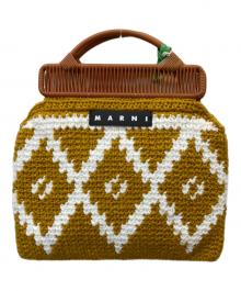 MARNI（マルニ）の古着「クロシェフレームバッグ」｜イエロー