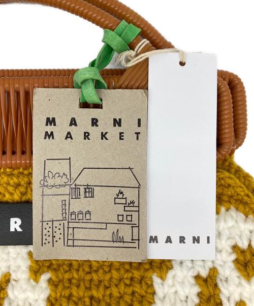 MARNI（マルニ）MARNI (マルニ) クロシェフレームバッグ イエロー 未使用品の古着・服飾アイテム