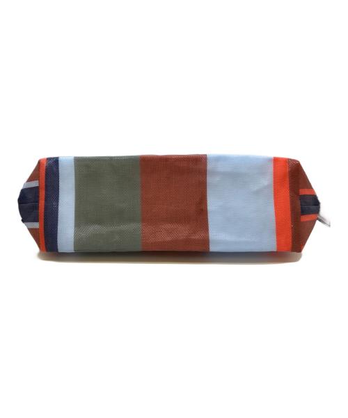 MARNI（マルニ）MARNI (マルニ) マルニマーケット ストライプバッグ ブルー×レッドの古着・服飾アイテム