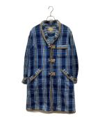 NIGEL CABOURNナイジェルケーボン）の古着「MOUNTAINEER BLANKET JACKET」｜ブルー