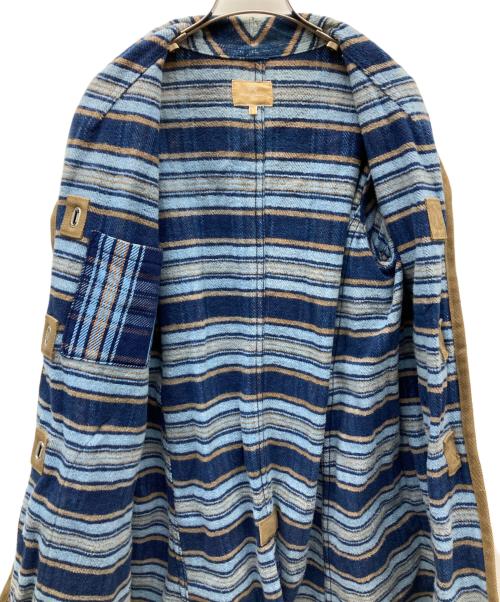 NIGEL CABOURN（ナイジェルケーボン）NIGEL CABOURN (ナイジェルケーボン) MOUNTAINEER BLANKET JACKET ブルー サイズ:SIZE 8の古着・服飾アイテム