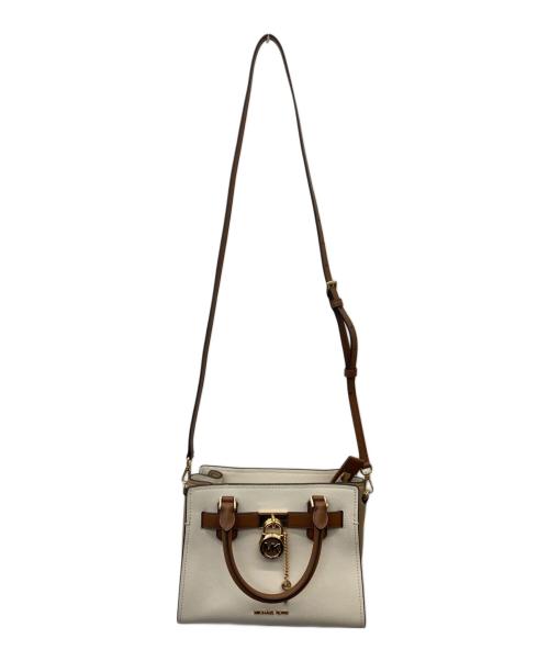 MICHAEL KORS（マイケルコース）MICHAEL KORS (マイケルコース) ハミルトン 2way サッチェル ベージュの古着・服飾アイテム
