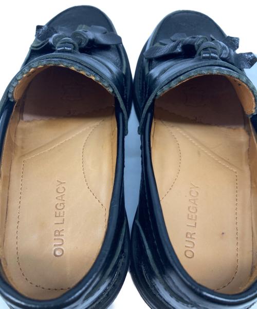OUR LEGACY（アワーレガシー）OUR LEGACY (アワーレガシー) Tassel Loafer Calf Leather /タッセルローファー ブラック サイズ:37の古着・服飾アイテム