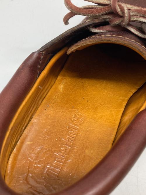 Timberland（ティンバーランド）Timberland (ティンバーランド) 3-EYE BOAT SHOE ブラウン サイズ:26の古着・服飾アイテム