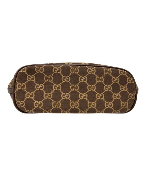 GUCCI（グッチ）GUCCI (グッチ) GGキャンバスアクセサリーポーチ ブラウンの古着・服飾アイテム