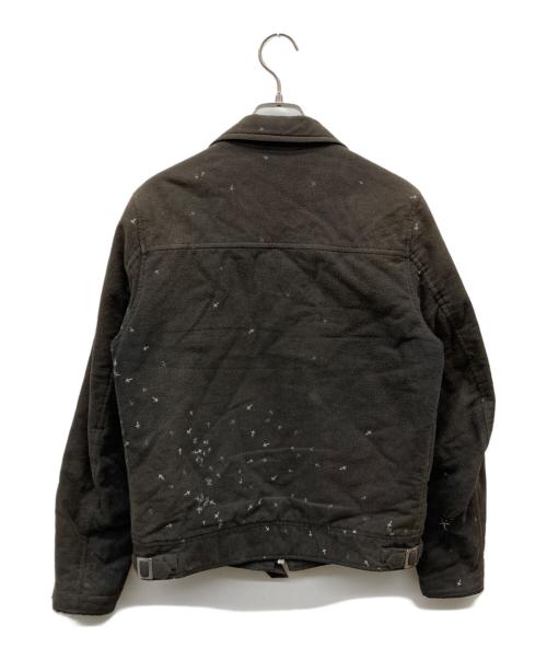 UNDERCOVER（アンダーカバー）UNDERCOVER (アンダーカバー) Cross Pattern Cotton Rider ブラウン サイズ:Mの古着・服飾アイテム
