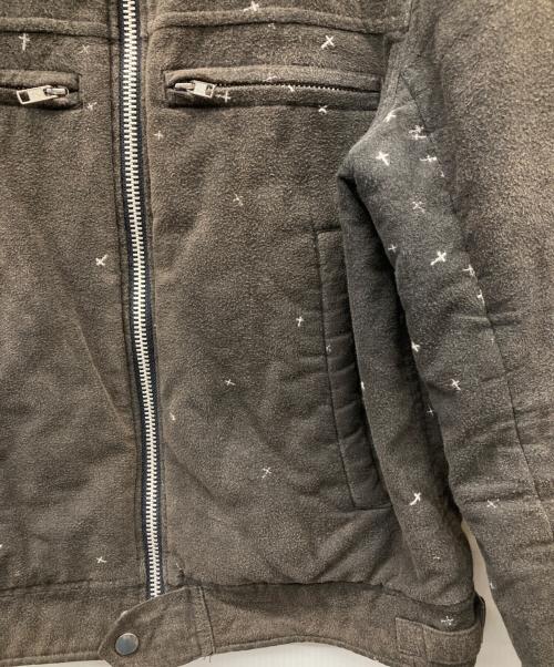 UNDERCOVER（アンダーカバー）UNDERCOVER (アンダーカバー) Cross Pattern Cotton Rider ブラウン サイズ:Mの古着・服飾アイテム