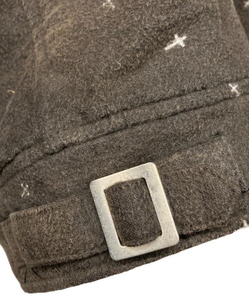 UNDERCOVER（アンダーカバー）UNDERCOVER (アンダーカバー) Cross Pattern Cotton Rider ブラウン サイズ:Mの古着・服飾アイテム