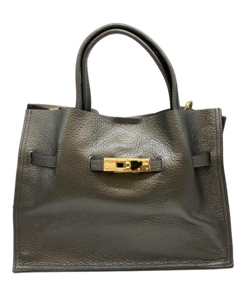 VIOLAd'ORO（ヴィオラドーロ）VIOLAd'ORO (ヴィオラドーロ) TRERO ハンドバッグ グレーの古着・服飾アイテム