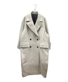 MAISON SPECIAL（メゾンスペシャル）の古着「Super140 Melton Double Coat」｜ホワイト