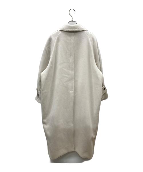 MAISON SPECIAL（メゾンスペシャル）MAISON SPECIAL (メゾンスペシャル) Super140 Melton Double Coat ホワイト サイズ:38の古着・服飾アイテム