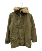 666666）の古着「N-3B モッズコート」｜オリーブ