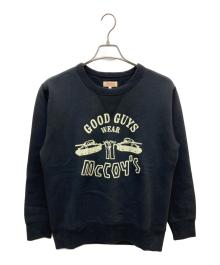THE REAL McCOY'S（ザ・リアルマッコイズ）の古着「MILITARY SWEAT / GOOD GUYS WEAR MCCOY'S」｜ブラック