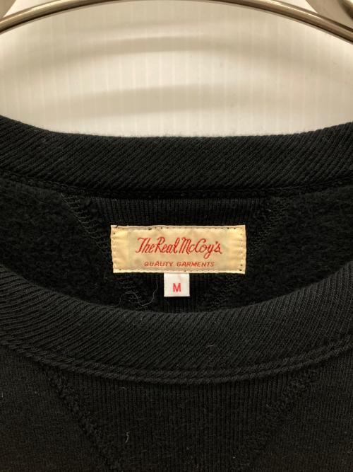 THE REAL McCOY'S（ザ・リアルマッコイズ）THE REAL McCOY'S (ザ・リアルマッコイズ) MILITARY SWEAT / GOOD GUYS WEAR MCCOY'S ブラック サイズ:Mの古着・服飾アイテム