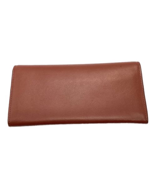 Chloe（クロエ）Chloe (クロエ) Cロゴ ロングウォレット ブラウンの古着・服飾アイテム