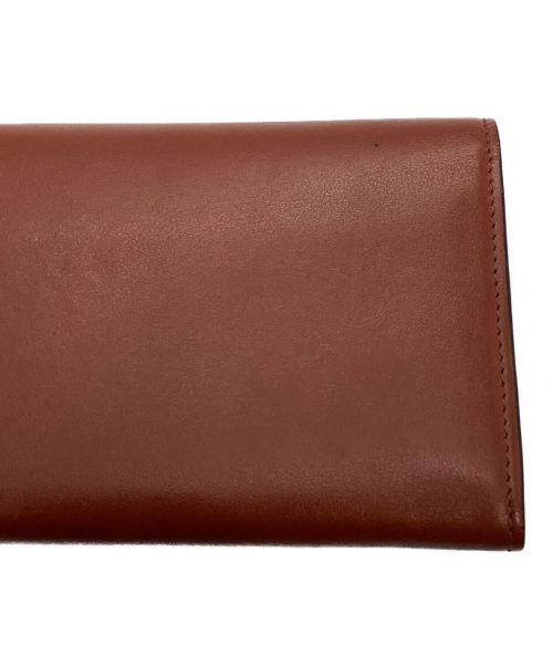 Chloe（クロエ）Chloe (クロエ) Cロゴ ロングウォレット ブラウンの古着・服飾アイテム