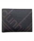 dunhillダンヒル）の古着「2つ折り財布」｜ブラック