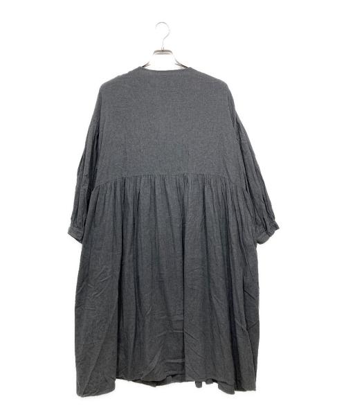 オオカミとフクロウ（オオカミトフクロウ）オオカミとフクロウ (オオカミトフクロウ) ブラウスワンピース グレー サイズ:FREEの古着・服飾アイテム