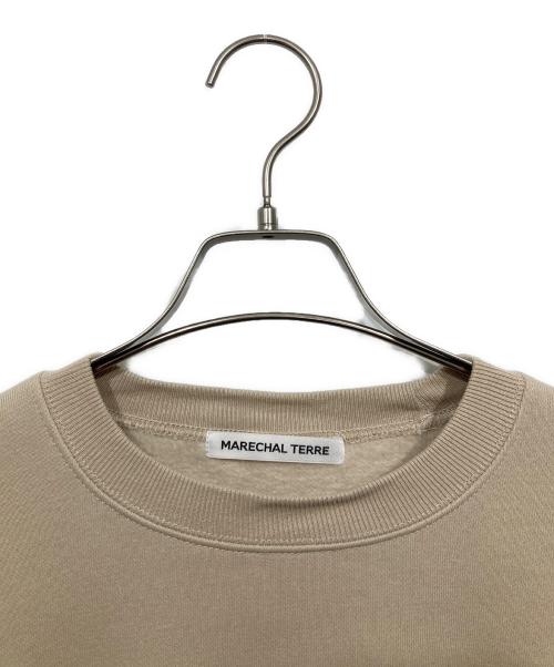 MARECHAL TERRE（マルシャルテル）MARECHAL TERRE (マルシャルテル) 裏起毛プリントスウェット ベージュ サイズ:2の古着・服飾アイテム