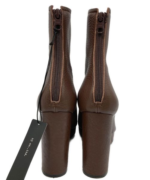 k3&co.（ケイスリー）k3&co. (ケイスリー) ショートブーツ ブラウン サイズ:5の古着・服飾アイテム