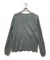 AURALEE (オーラリー) ツイスト コットン カシミヤ L/S TEE ブルー サイズ:3：2980円