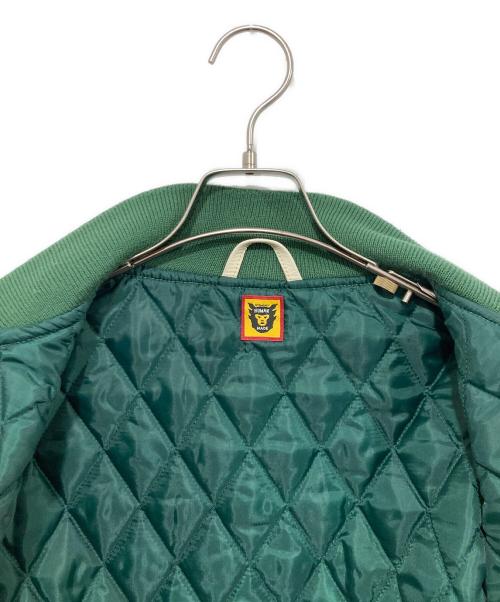HUMAN MADE（ヒューマンメイド）HUMAN MADE (ヒューマンメイド) バーシティジャケット/VARSITY JACKET グリーン サイズ:Sの古着・服飾アイテム