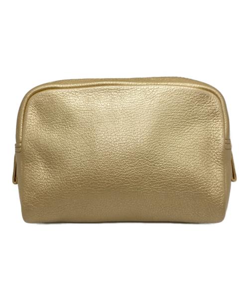 LOEWE（ロエベ）LOEWE (ロエベ) ポーチ ゴールドの古着・服飾アイテム