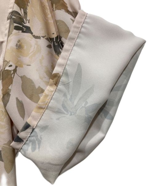 HARE（ハレ）HARE (ハレ) 花柄半袖シャツ ベージュ サイズ:Sの古着・服飾アイテム