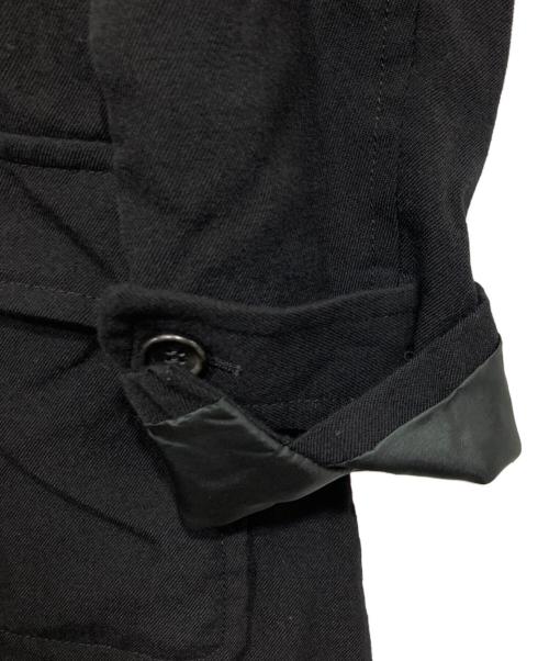 COMME des GARCONS HOMME PLUS（コムデギャルソンオムプリュス）COMME des GARCONS HOMME PLUS (コムデギャルソンオムプリュス) 捻じれデザインダッフルコート ブラック サイズ:Sの古着・服飾アイテム