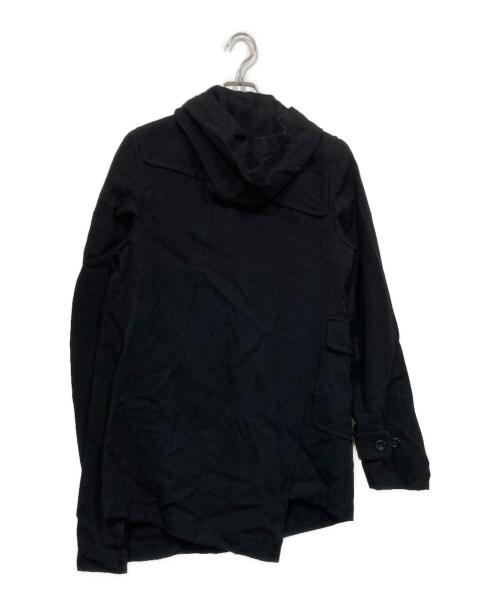 COMME des GARCONS HOMME PLUS（コムデギャルソンオムプリュス）COMME des GARCONS HOMME PLUS (コムデギャルソンオムプリュス) 捻じれデザインダッフルコート ブラック サイズ:Sの古着・服飾アイテム