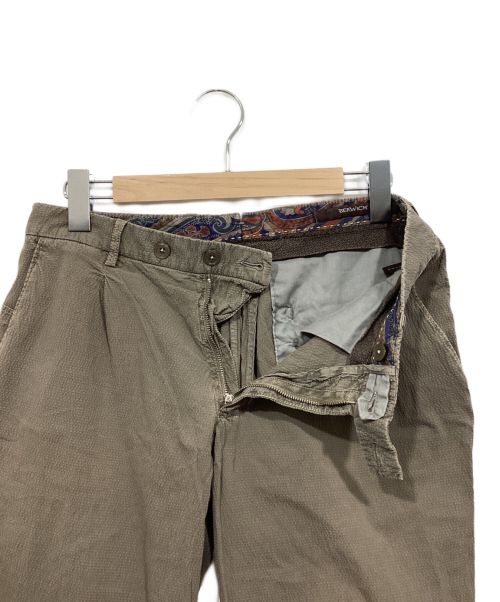 BERWICH（ベルウィッチ）BERWICH (ベルウィッチ) シアサッカースラックス ブラウン サイズ:46の古着・服飾アイテム