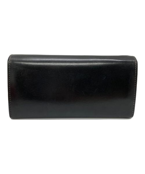 WILDSWANS（ワイルドスワンズ）WILDSWANS (ワイルドスワンズ) WAVE シェルコードバンウォレット ブラックの古着・服飾アイテム