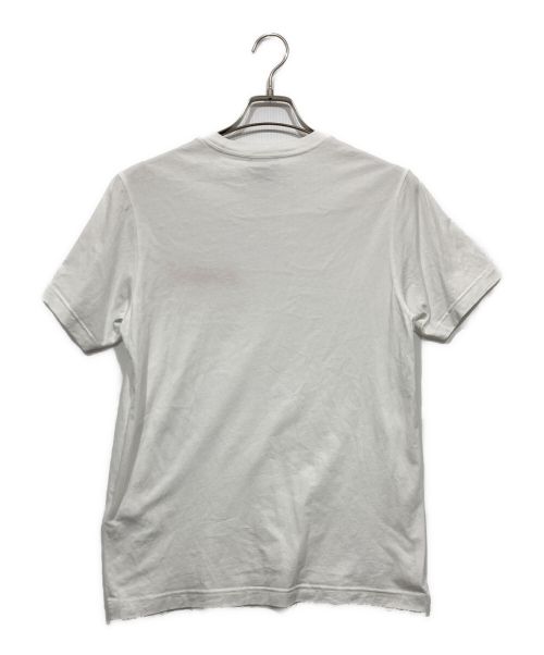 dunhill（ダンヒル）dunhill (ダンヒル) ロゴ刺繍Tシャツ ホワイト サイズ:Sの古着・服飾アイテム