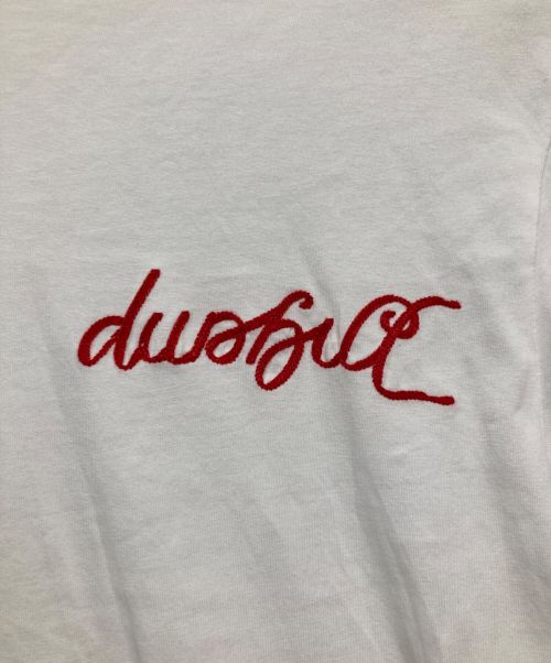 dunhill（ダンヒル）dunhill (ダンヒル) ロゴ刺繍Tシャツ ホワイト サイズ:Sの古着・服飾アイテム