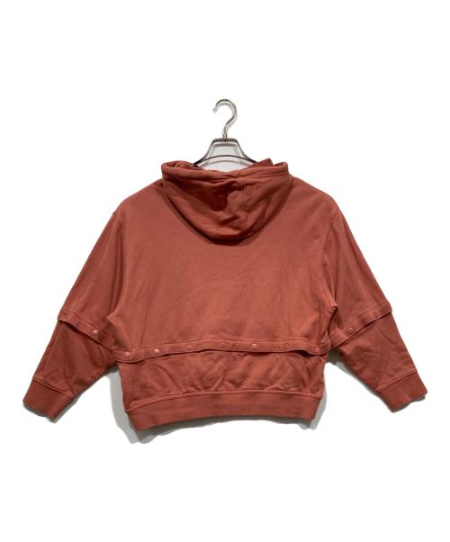 adidas（アディダス）adidas (アディダス) プルオーバーパーカー ピンク サイズ:Mの古着・服飾アイテム