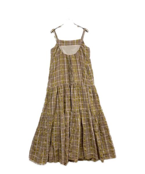 KAIEKA（カイエカ）KAIEKA (カイエカ) Tiered Camisole Dress ベージュ サイズ:1の古着・服飾アイテム
